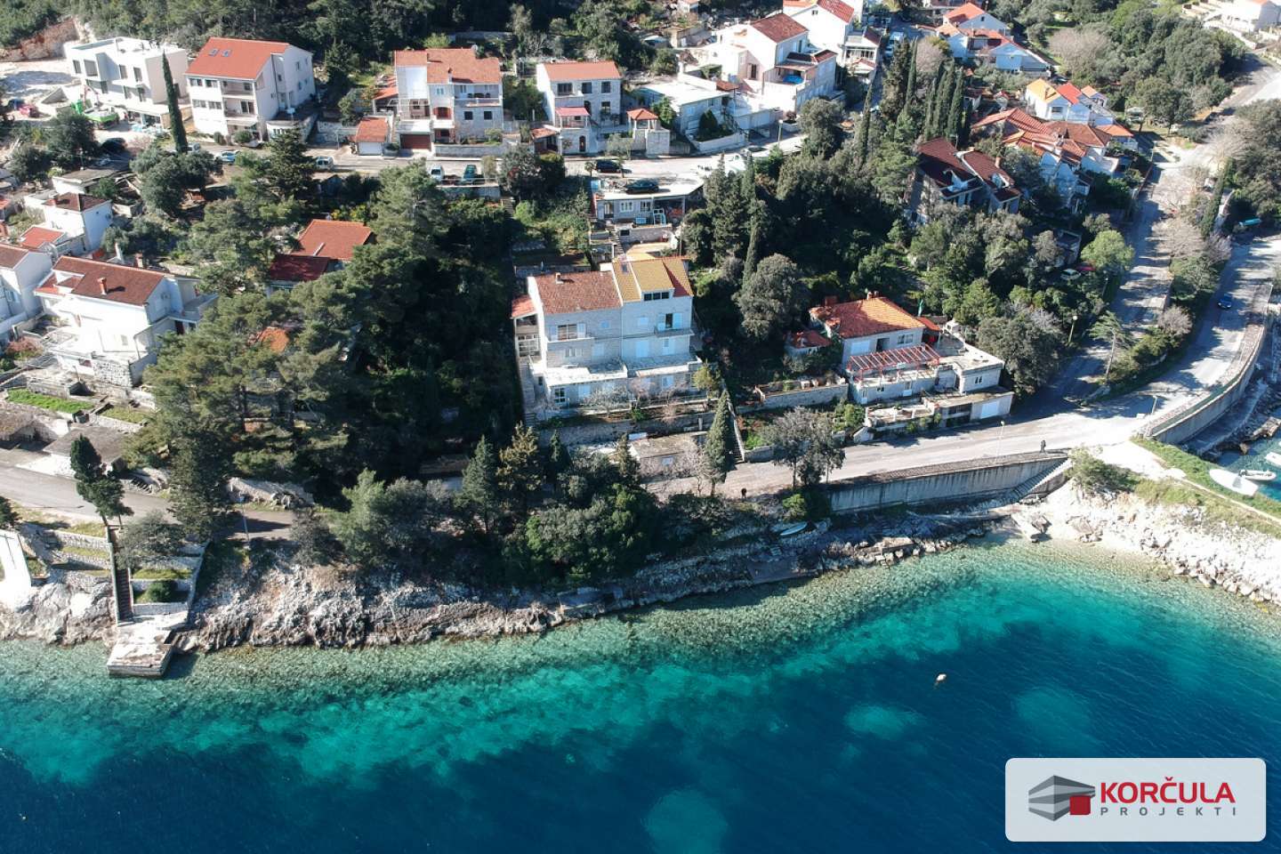 Kamena kuća u Korčuli,300 m2, prvi red do mora Kamena kuća u Korčuli,300 m2, prvi red do mora