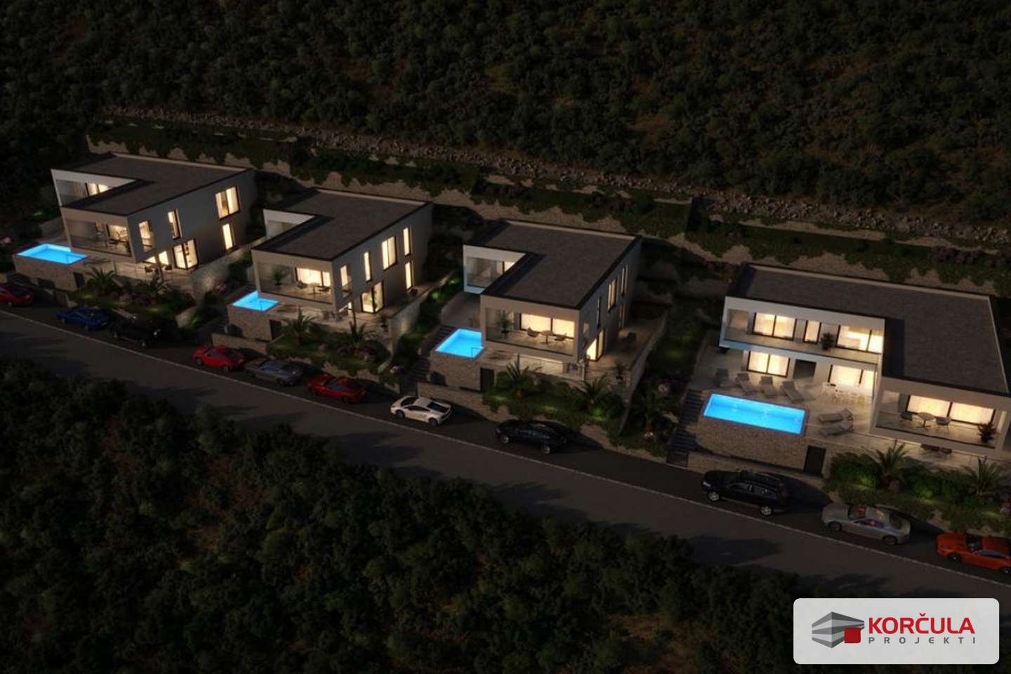 Atraktivne i moderne vile u Postupu, blizu Orebića Atraktivne i moderne vile u Postupu, blizu Orebića