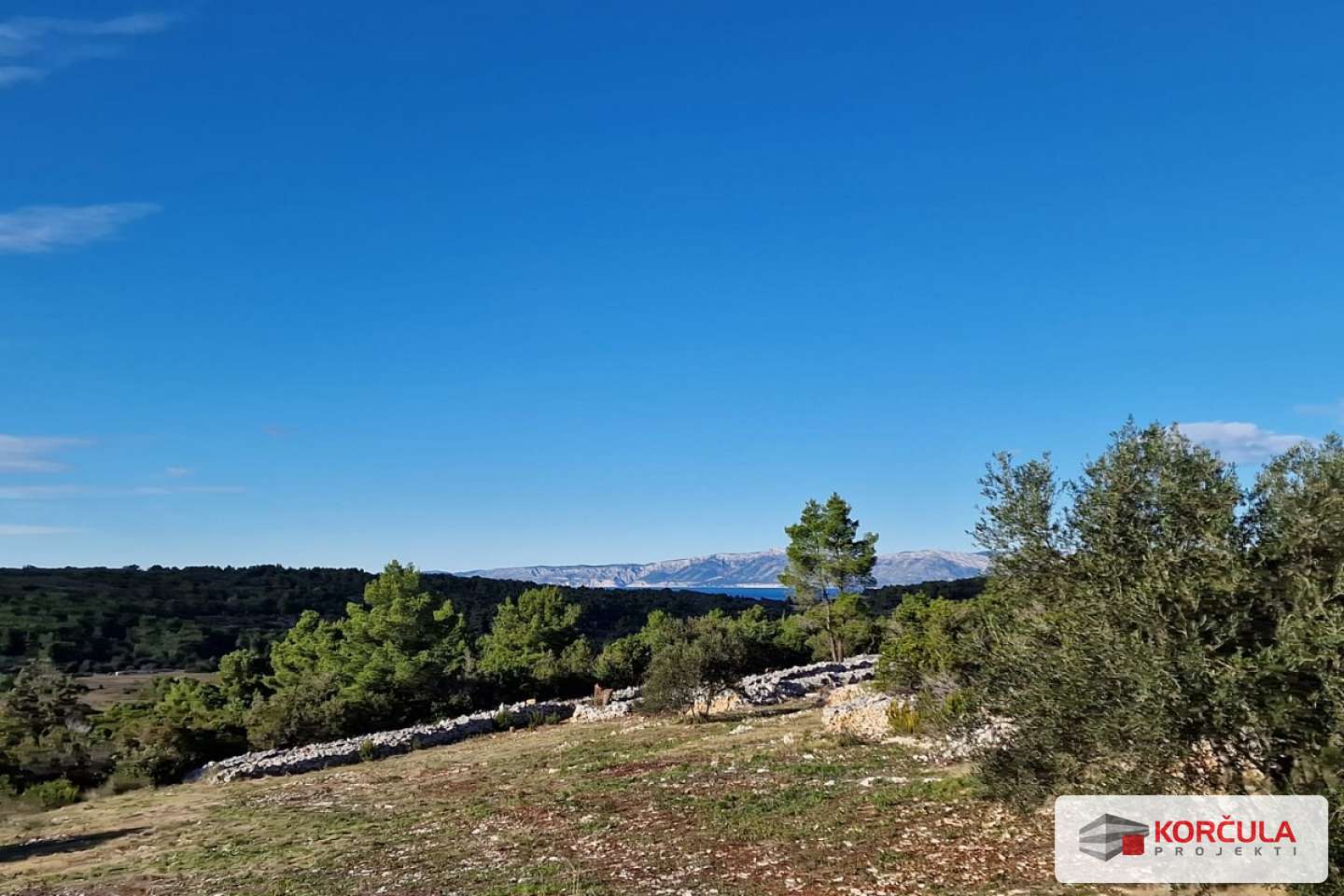 Agricultural land in the area of Bradat, Vela Luka