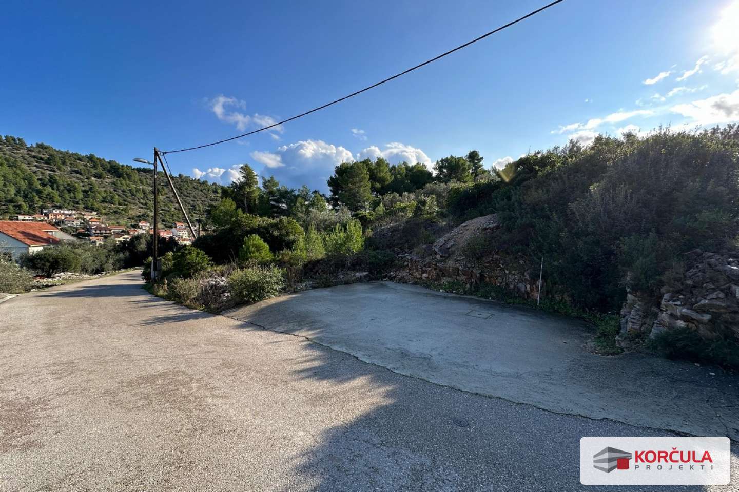  Small building plot in Vela Luka with all project documentation