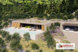 Agricultural land in Morkan with a project to build a Villa