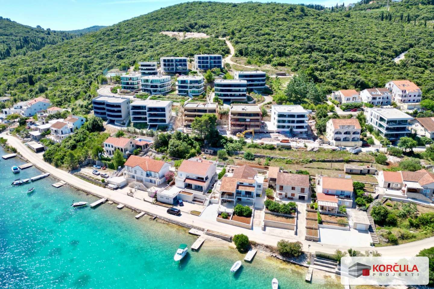  Two- and three-room apartment (new construction) on the ground floor of the building, Korčula Hill