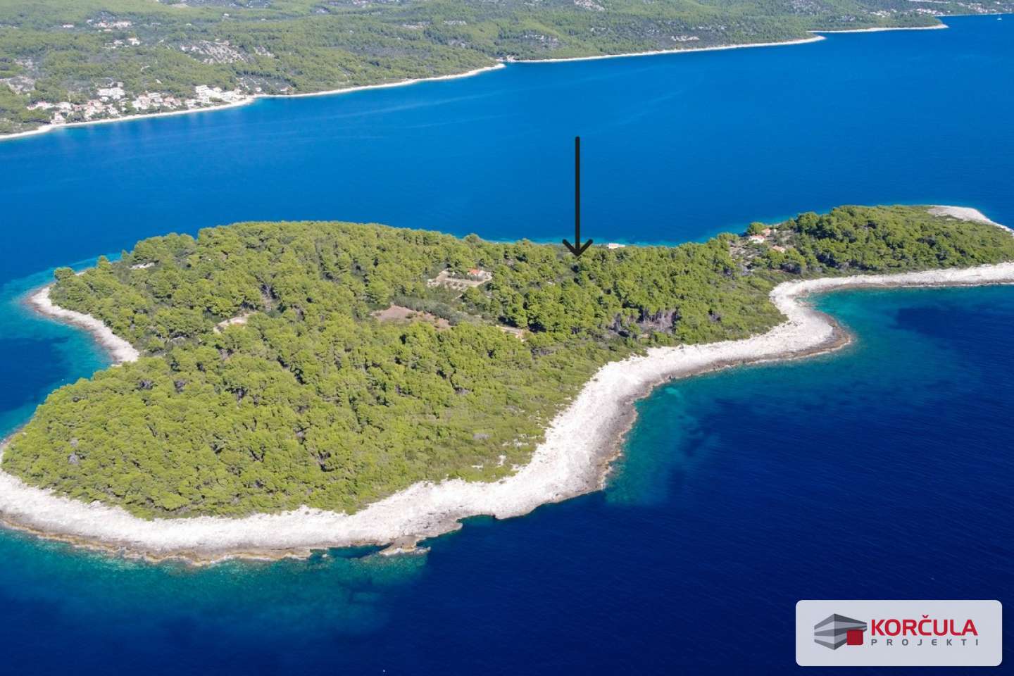 Exclusive agricultural land on the islet of Trstenik