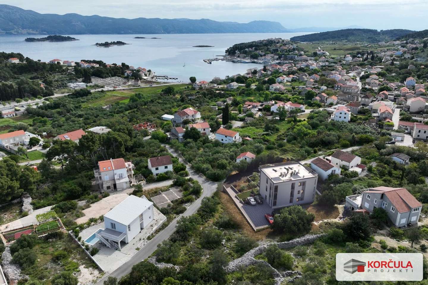 Građevinsko zemljište s projektnom dokumentacijom, građevinskom dozvolom i plaćenim doprinosima - Lumbarda Građevinsko zemljište s projektnom dokumentacijom, građevinskom dozvolom i plaćenim doprinosima - Lumbarda