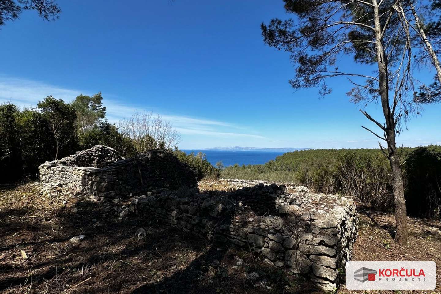 Two Stone Cottages with a Stunning View on Agricultural Land in Rasoh, Near the Sea