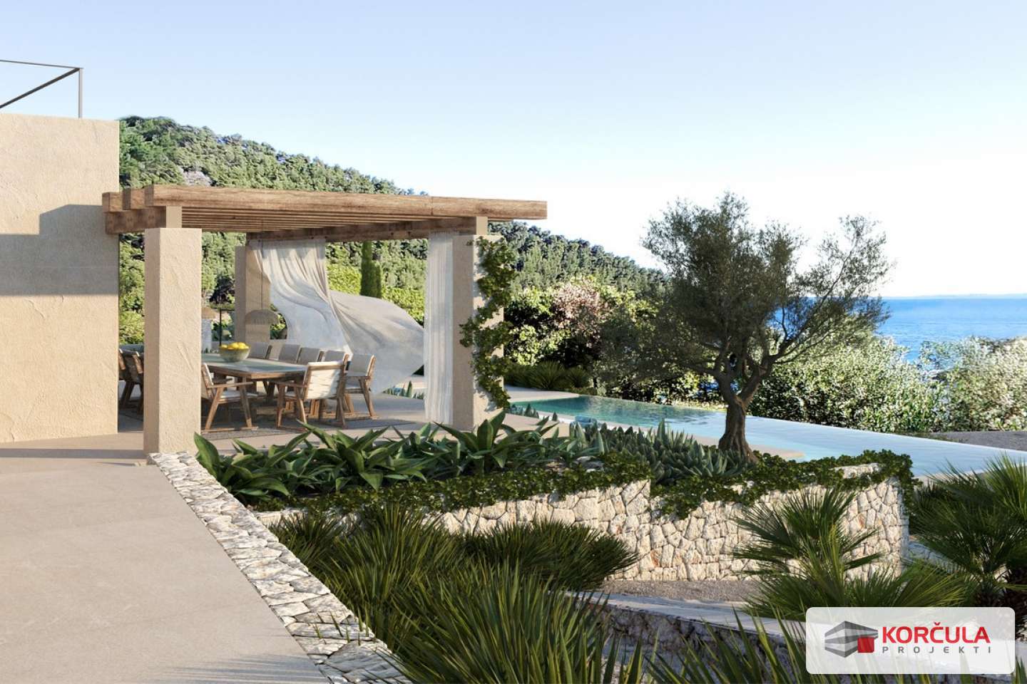 Stone Villa on the Beach in Pupnatska Luka – First Row to the Sea - RESERVED!