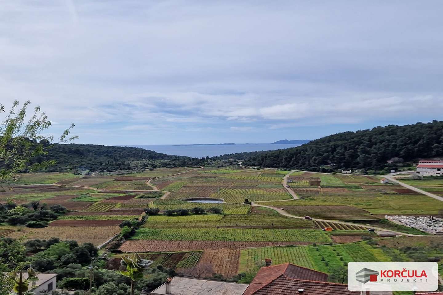 Beautiful Building Plot with Sea View – Čara