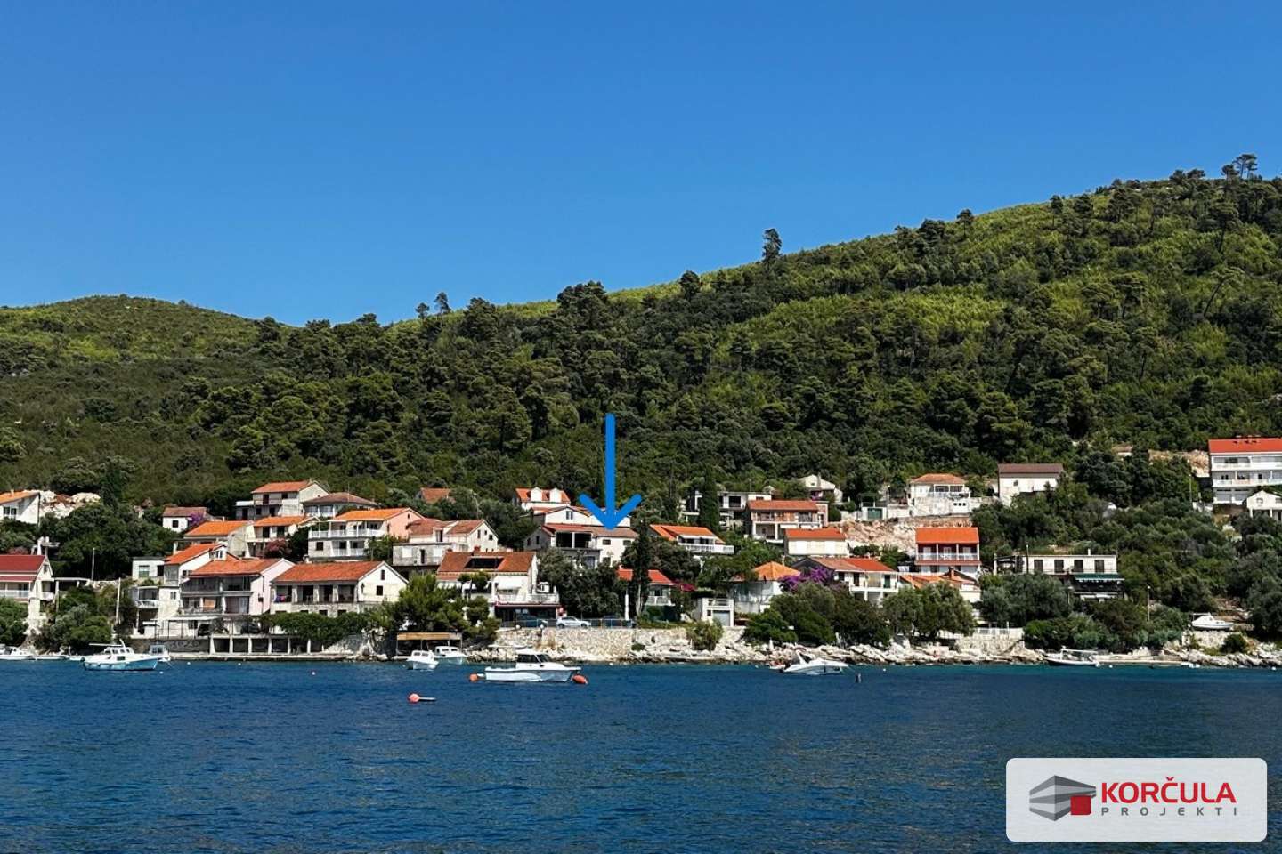 Beautiful and Charming House in Brna – Second Row from the Sea