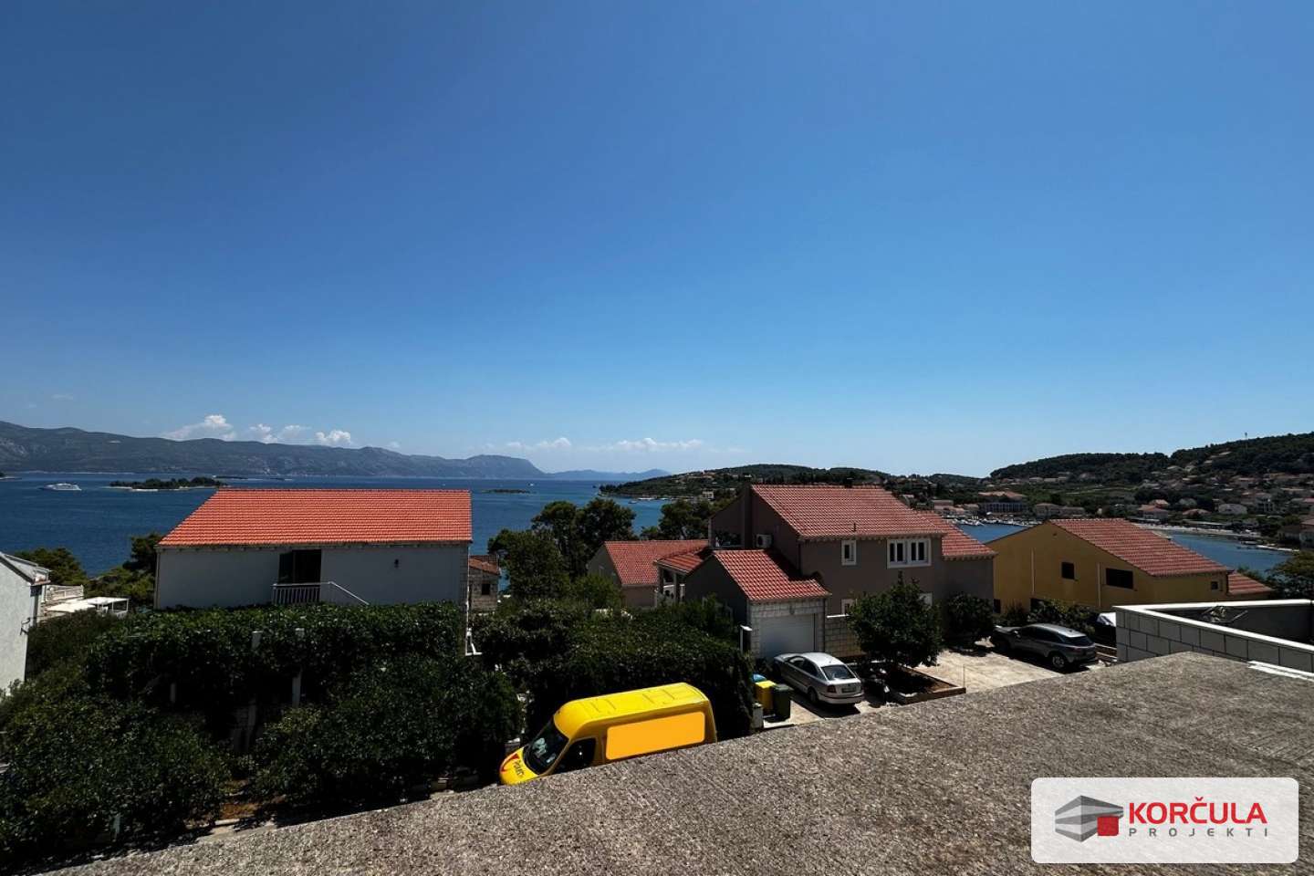 Beautiful Stone House in the Third Row from the Sea in Lumbarda, Just Steps from the Town Center