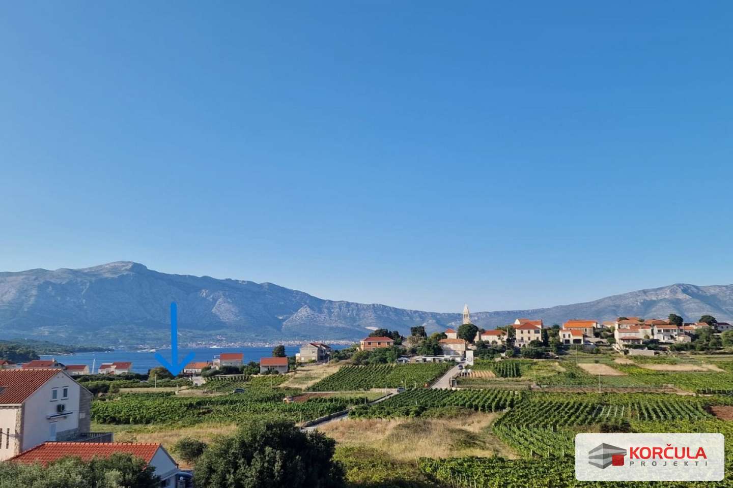 Atraktivno građevinsko zemljište u blizini centra Lumbarde, 100 metara od mora - REZERVIRANO! Atraktivno građevinsko zemljište u blizini centra Lumbarde, 100 metara od mora - REZERVIRANO!