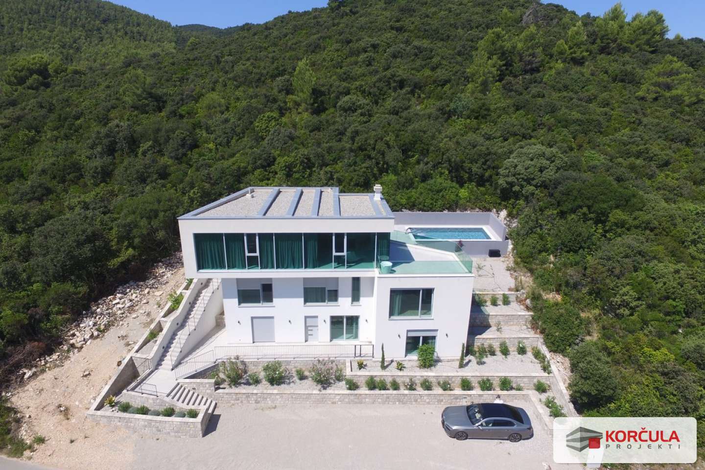 Ekskluzivna moderna vila u Vrbovici, u blizini mora, sa spektakularnim pogledom Ekskluzivna moderna vila u Vrbovici, u blizini mora, sa spektakularnim pogledom