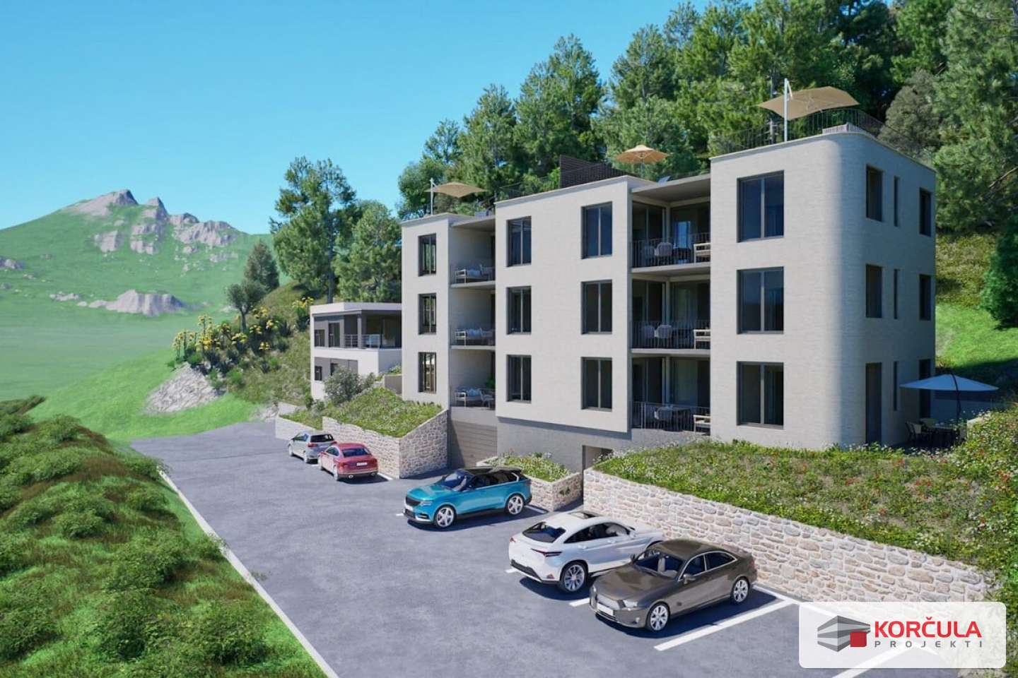 Novogradnja u Korčuli – Stanovi po mjeri tržišta s fer cijenom! Novogradnja u Korčuli – Stanovi po mjeri tržišta s fer cijenom!