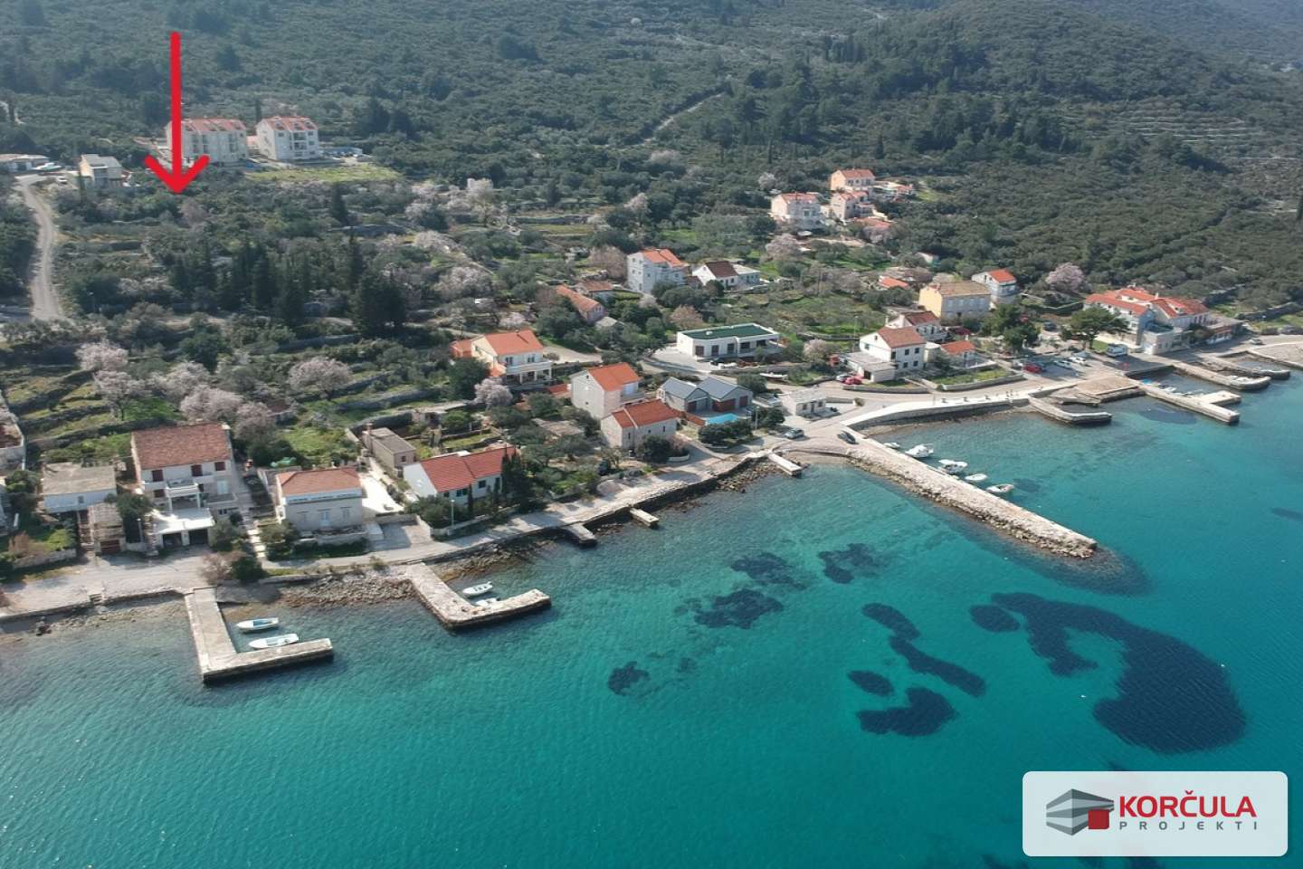 Beautiful building plot in Kneže, close to the sea and ideal for constructing a family house