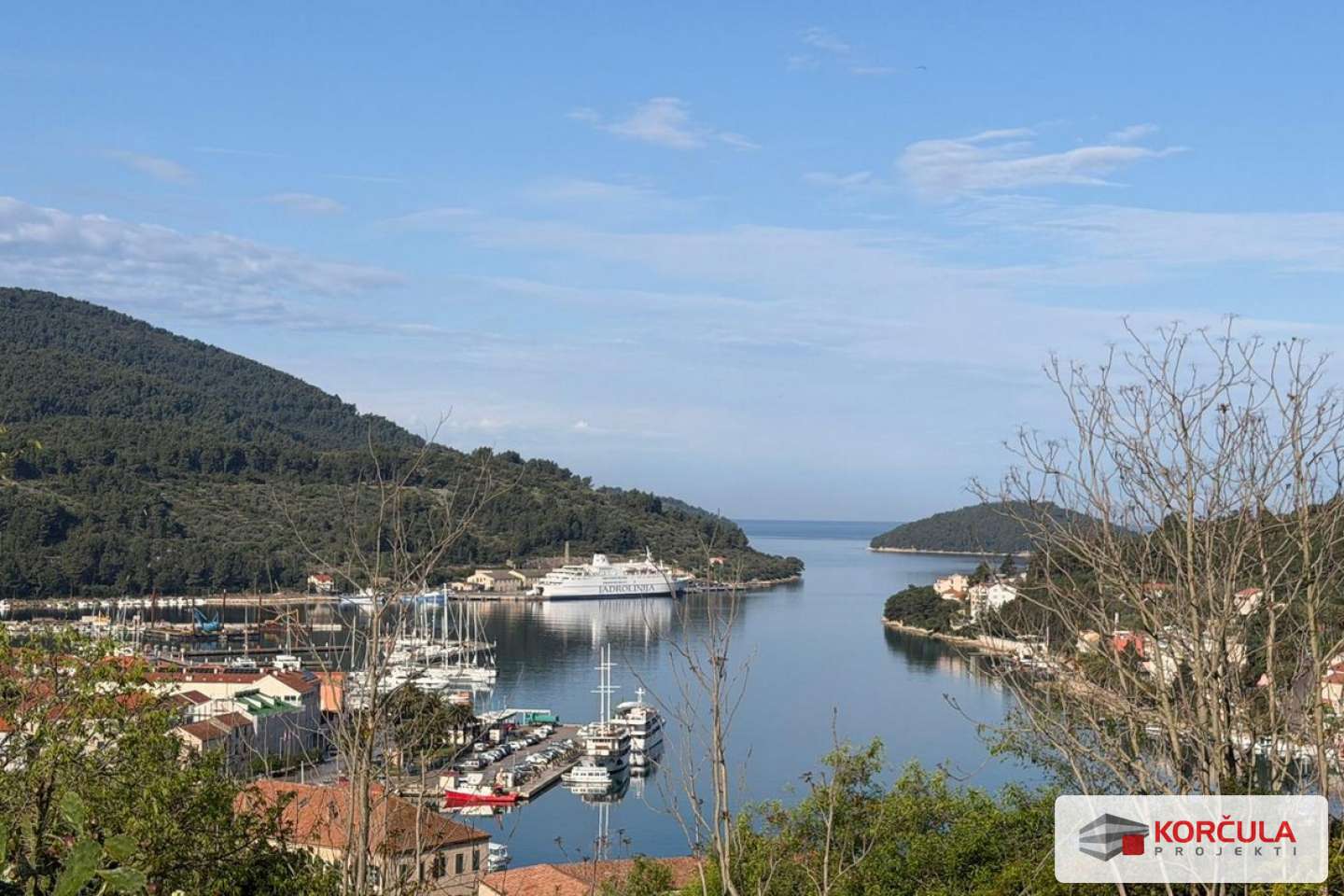 Charming Small House with Panoramic View of Vela Luka – Excellent Renovation Potential