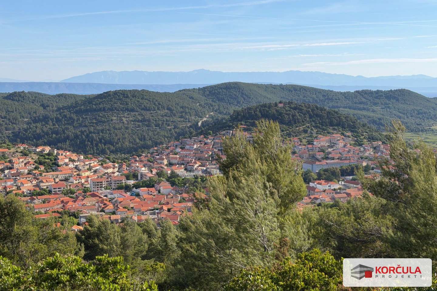 Exceptional agricultural land in Blato, Petrov Dolac area, excellent view