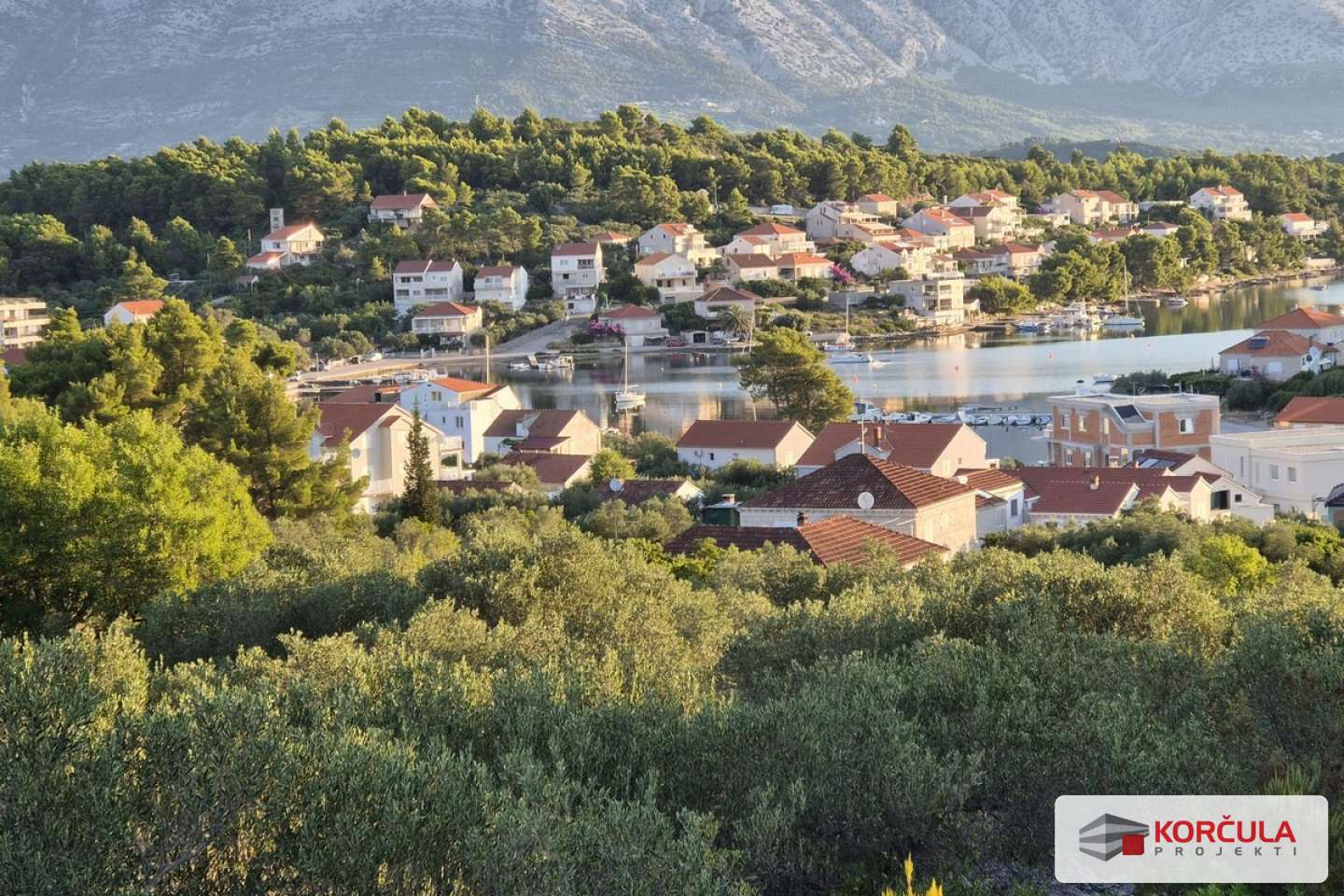 Beautiful Building Plot in Lumbarda with Breathtaking Panoramic Sea Views and Pelješac peninsula