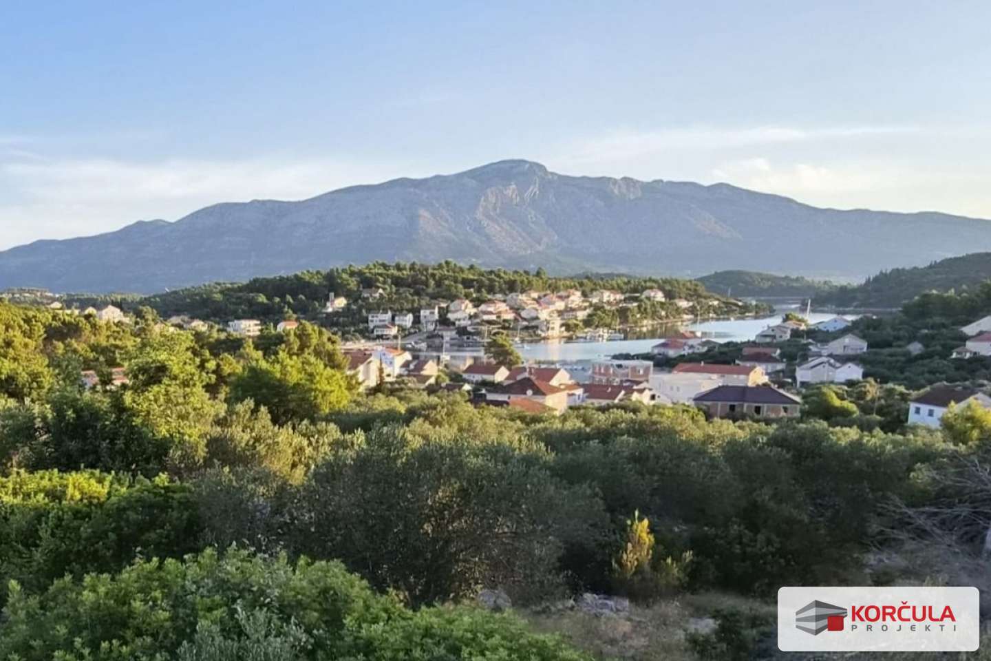 Attractive Building Plot in Lumbarda with Impressive Panoramic Sea Views
